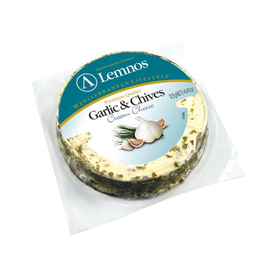 Lemnos Premium Quality Garlic and Chives Cream Cheese 125g