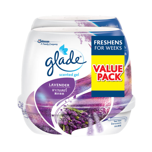 Glade Lavender Scented Gel Air Freshener 180g x 2 (highest price)