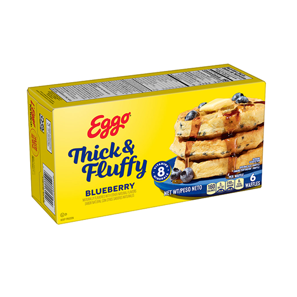 KelloggÃƒÂ¢Ã¢â€šÂ¬Ã¢â€žÂ¢s Homestyle Eggo Blueberry Waffles 350g