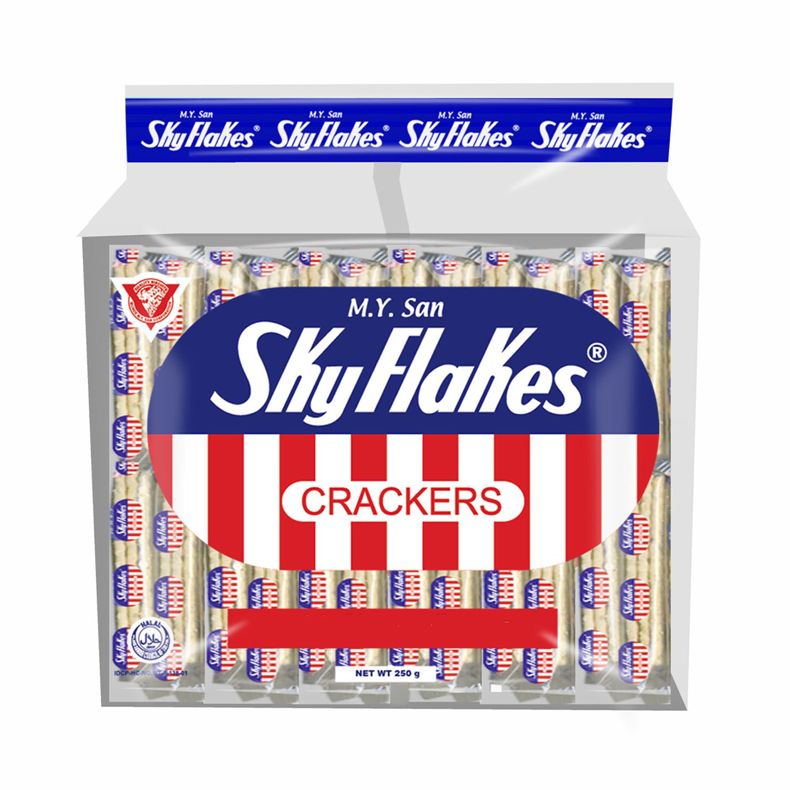 Sky Flakes Singles Plain Crackers 250g