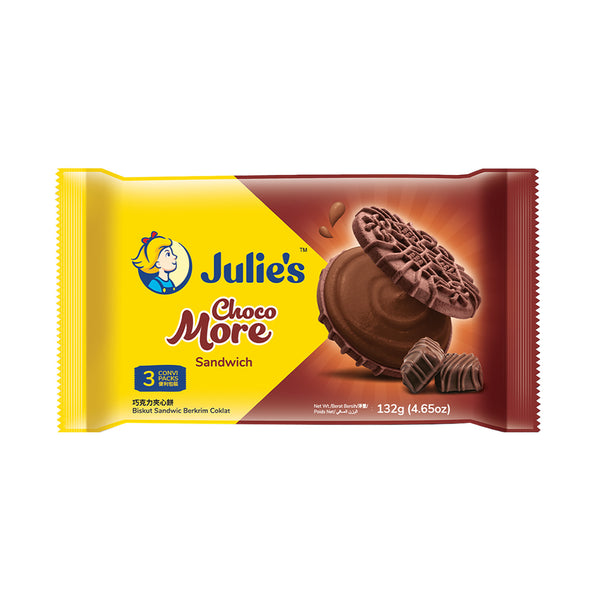 Julies Choco More Sandwich Cookies 132g (highest price)