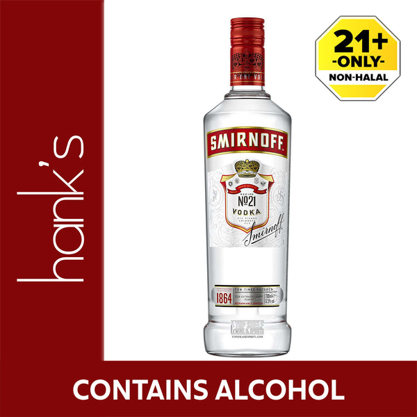 Smirnoff No. 21 Vodka Red Label 750ml (highest price)