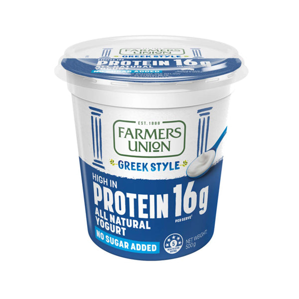 Farmers Union Greek Style High Protein Yogurt 500g (highest price)