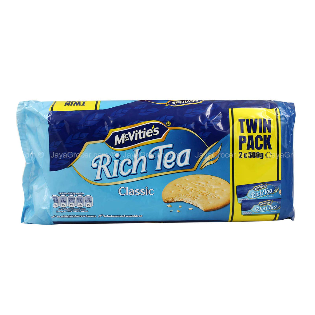 McVities Rich Tea Classic Biscuits (Twin Pack) 600g