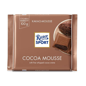 Ritter Sport Cocoa Mousse Chocolate Bar 100g