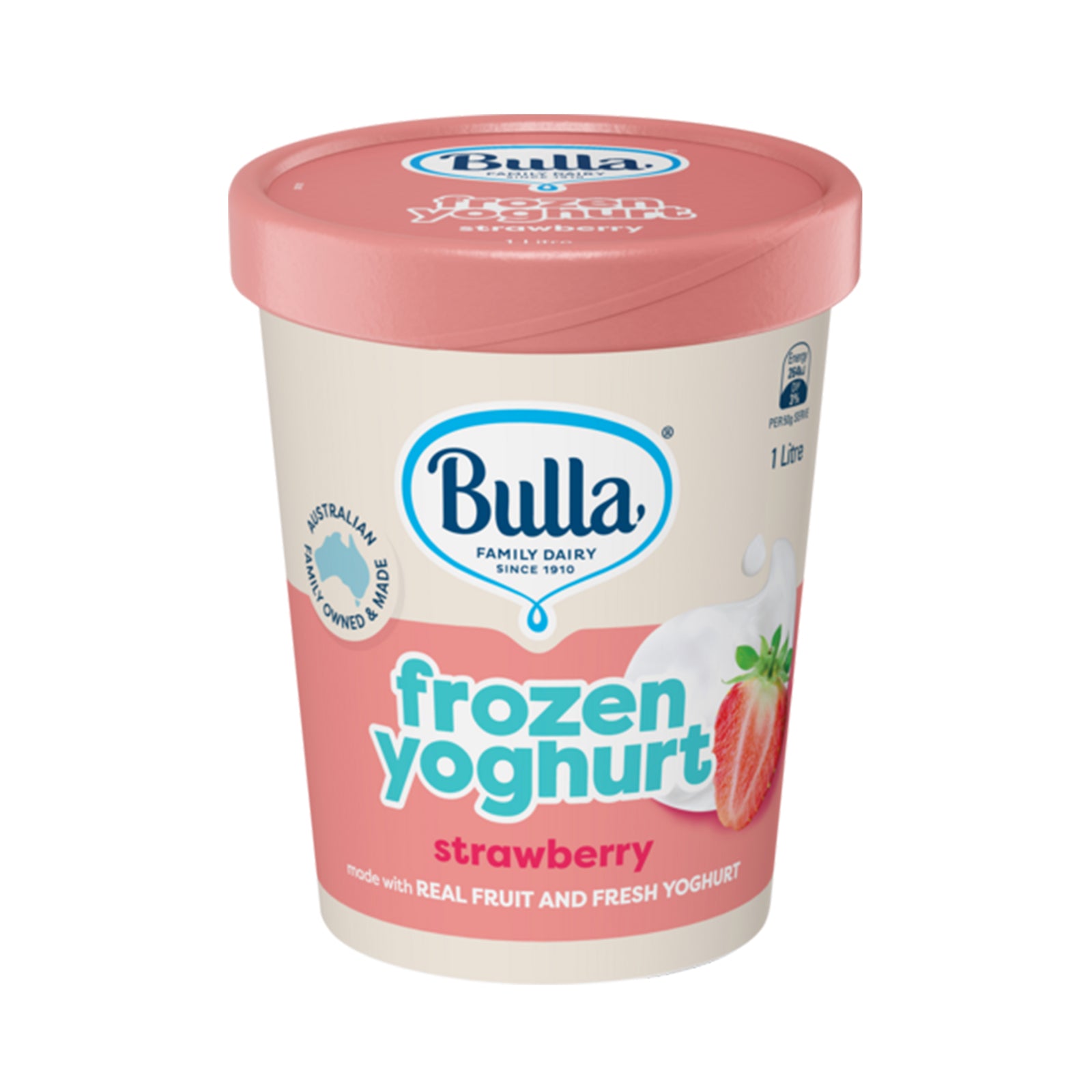 Bulla Strawberry Frozen Yogurt 1L