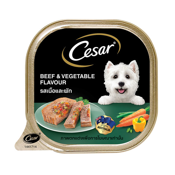 Cesar Beef And Vegetable Dog Food 100g (highest price)