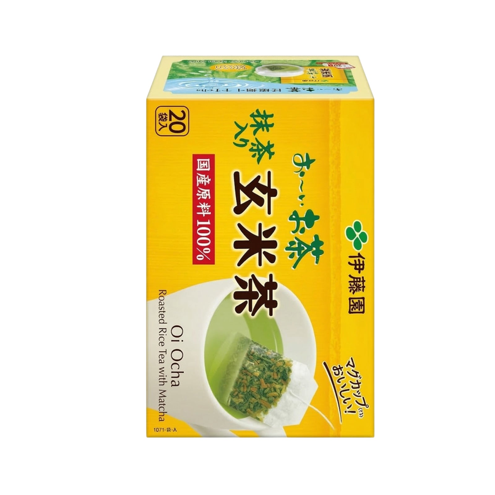 Itoen Oi Ocha Green Tea with Roasted Rice and Matcha 2.3g x 20