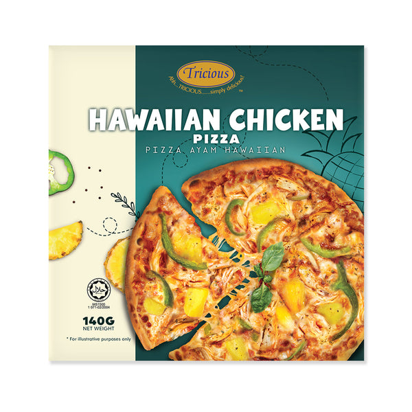 Tricious 6 Inches Hawaiian Chicken Frozen Pizza 140g (highest price)