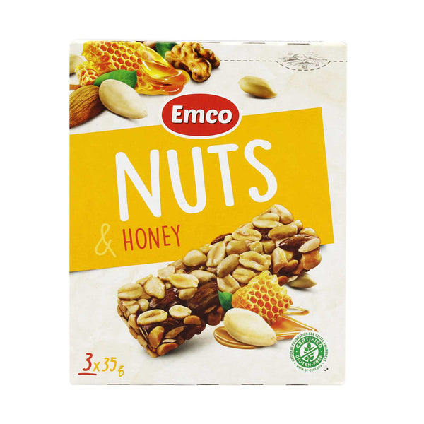 Emco Nuts and Honey Musli Bars 105g (highest price)
