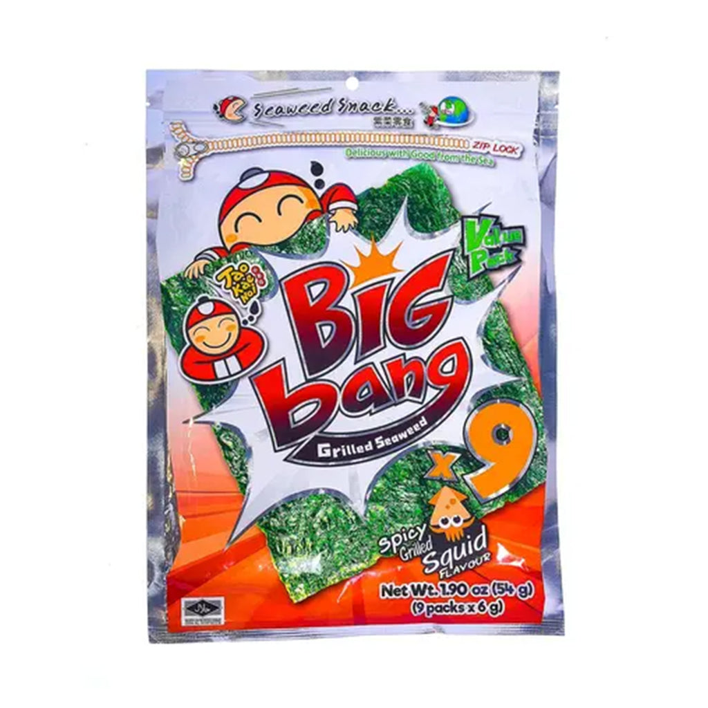 Taokaenoi Big Bang Grilled Seaweed Squid Flavour 50g
