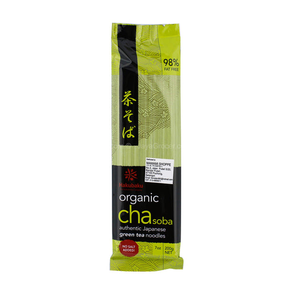 Hakubaku Organic ChaGreen Tea Soba 200g (highest price)