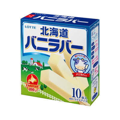 Lotte Hokkaido Vanilla Ice Cream Bar 45ml x 10
