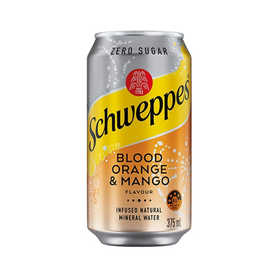 Schweppes Mineral Water Orange and Mango 375ml