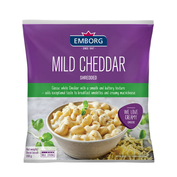 Emborg Cheddar Topping Shredded Cheese 200g (highest price)