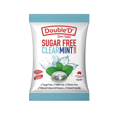 Double D Family Bag Sugar Free Sour Mints 70g
