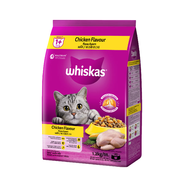 Whiskas Adult 1+ (Chicken Flavour) 1.2kg (highest price)