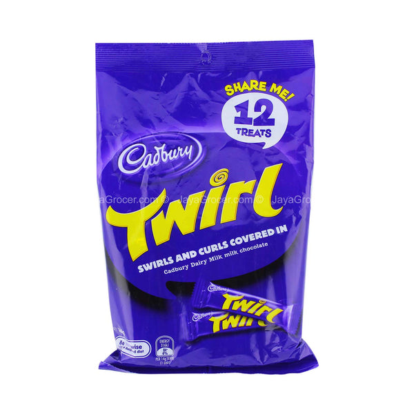 Cadbury Dairy Milk Chocolate Twirl Share Pack 168g (highest price)
