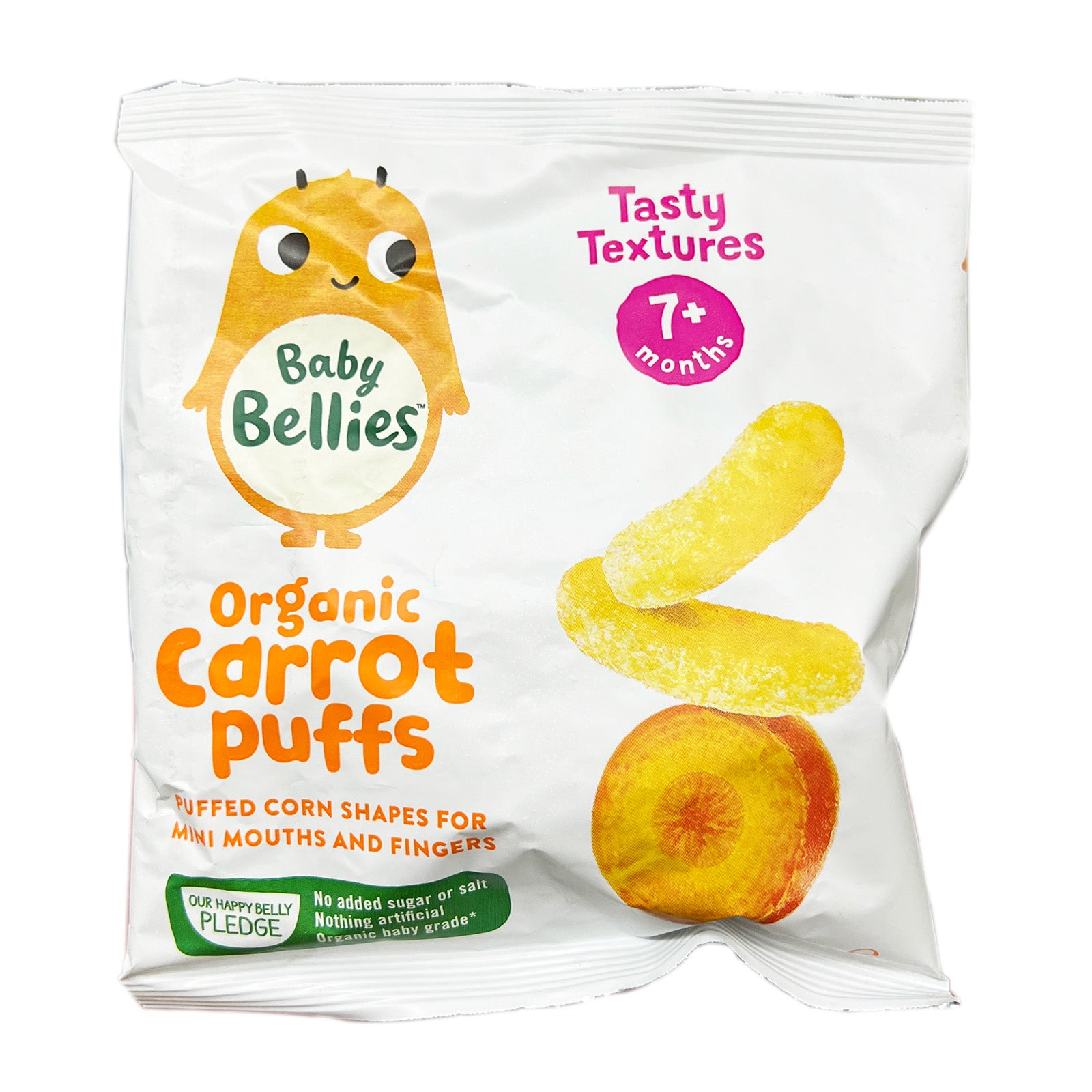 Little Bellies Organic Yummy Carrot Baby Puffs 12g