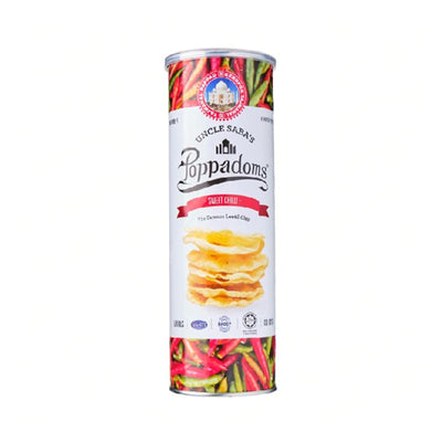 Uncle Sabas Poppadam Sweet Chilli Flavour 70g
