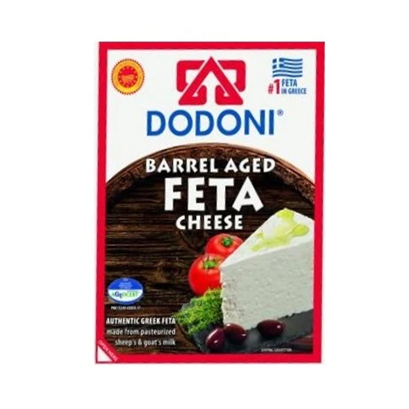 Dodoni Barrel Aged Feta Vacuum Cheese 200g