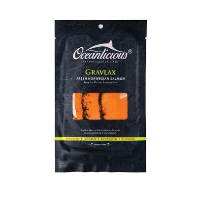 Oceanlicious Norway Smoked Salmon Gravlax 80g