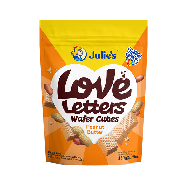 Julies Peanut Cube Wafer 150g (highest price)