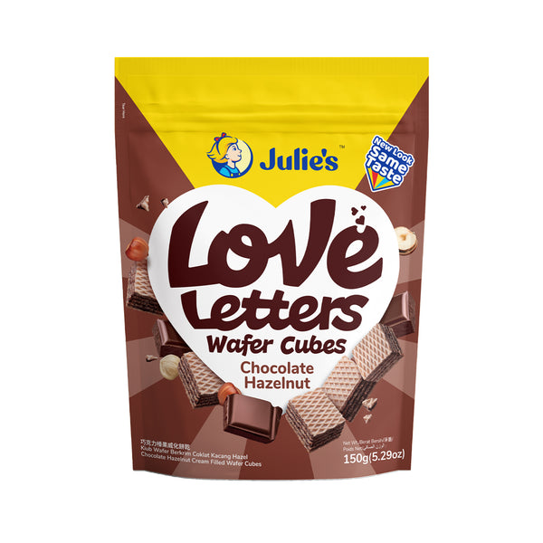 Julies Wafer Cube Hazelnut 150g (highest price)