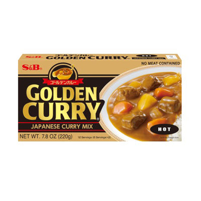 S&B Golden Curry Hot 220g