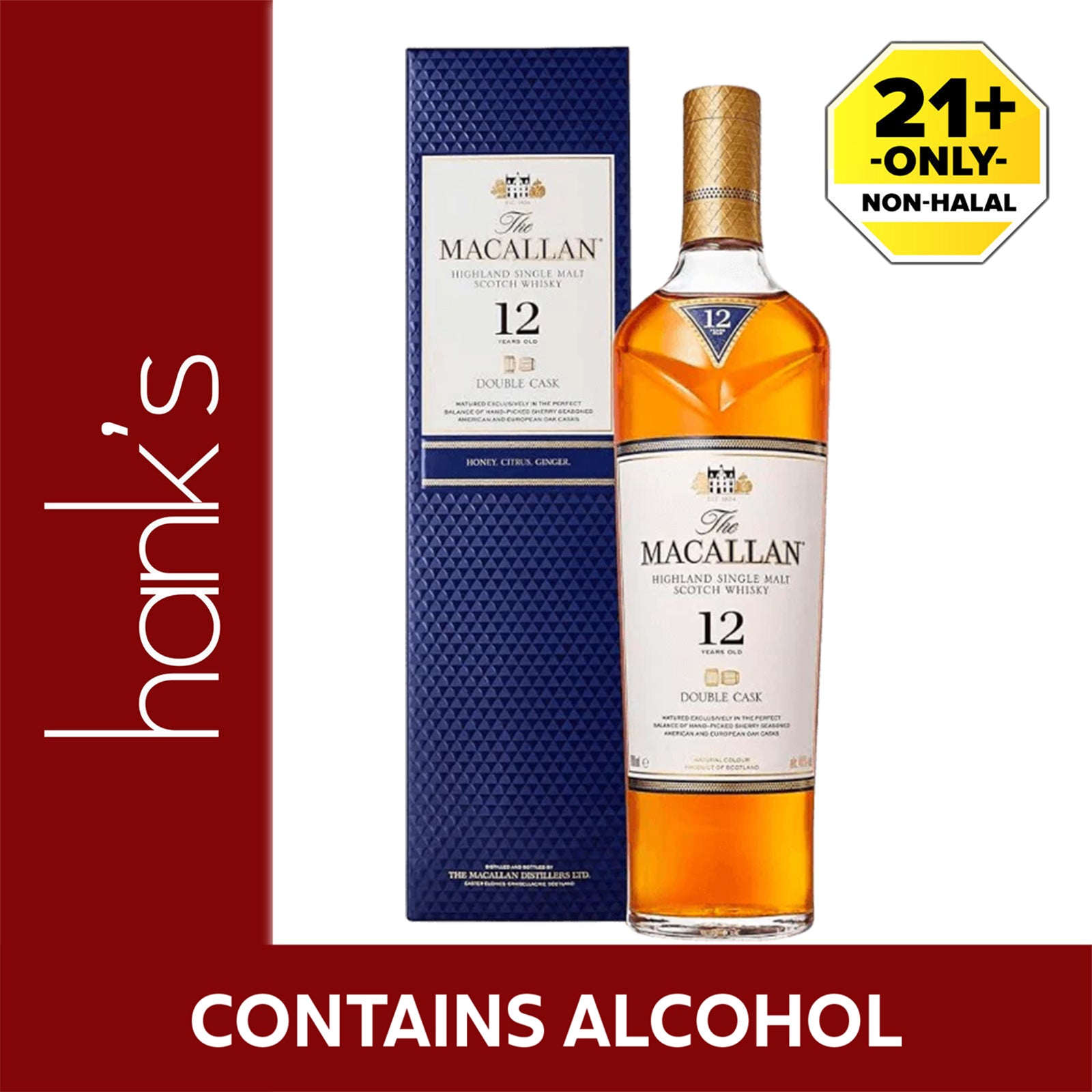 The Macallan 12 Year Old Double Cask Whisky 700ml