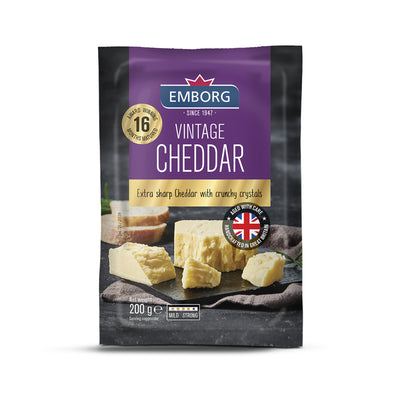 Emborg Vintage Cheddar Block 200g