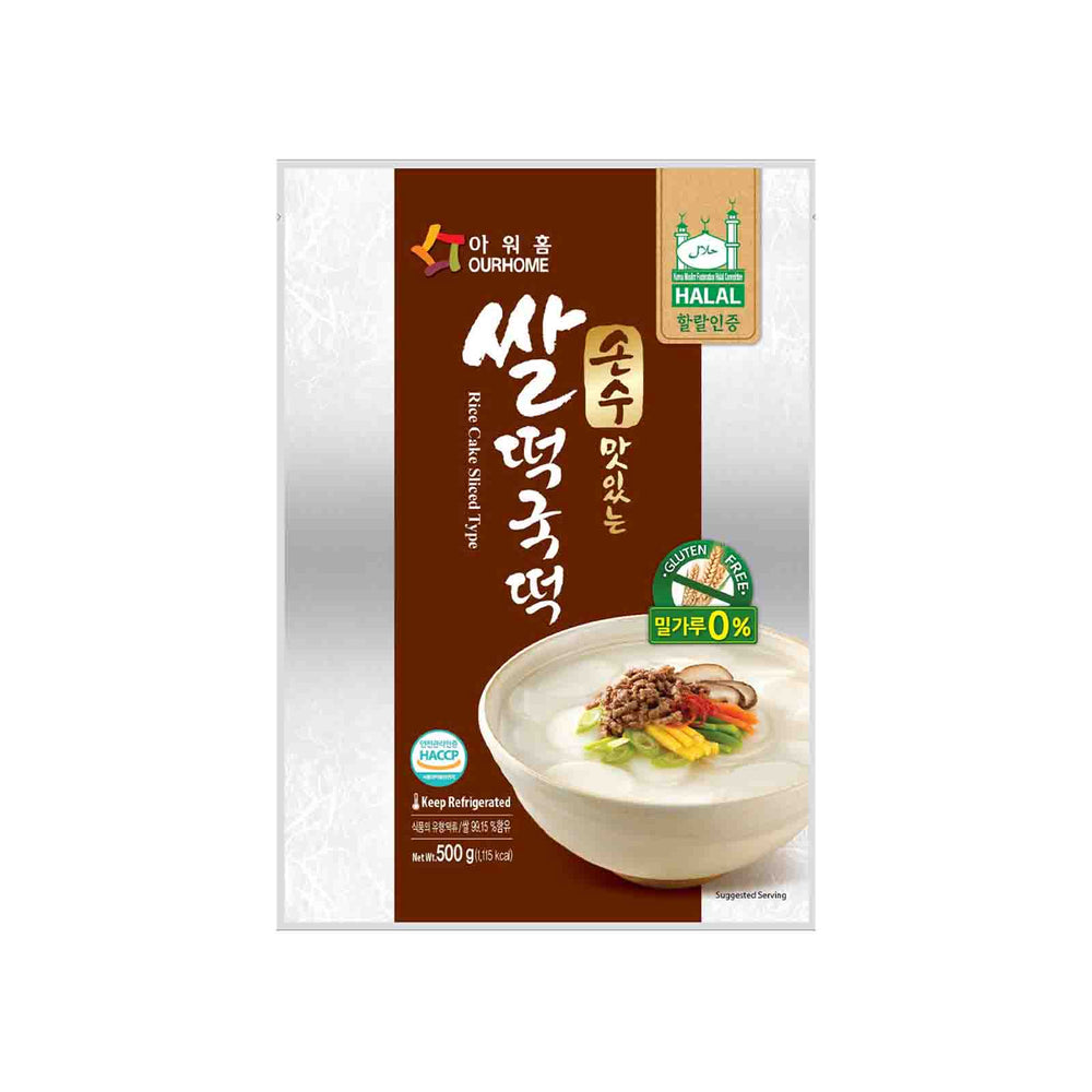 Our Home Rice Cake Sliced (TTEOKGUK) 500g