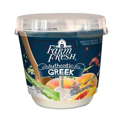 Farm Fresh Greek Yogurt Aloe Vera and Peach 120g