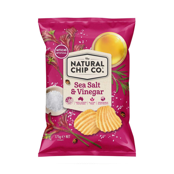 Natural Chip Co Sea Salt and Vinegar Potato Chips 175g (highest price)