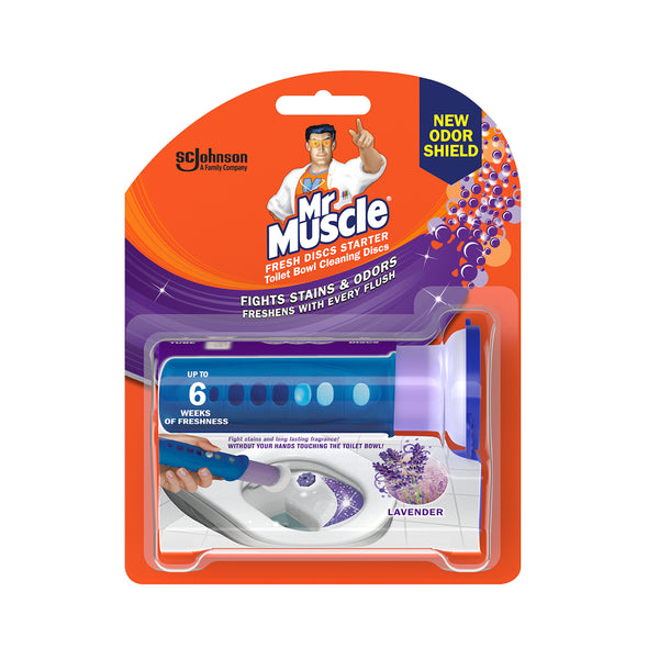 Mr Muscle Fresh Disc Starter Toilet Lavender 38g (highest price)