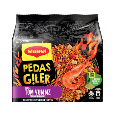 Maggi Pedas Giler Perenc Tom Yummz  76g x 5