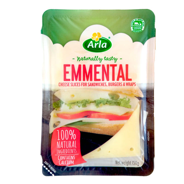 Arla Emmental Natural Slice Cheese 150g (highest price)