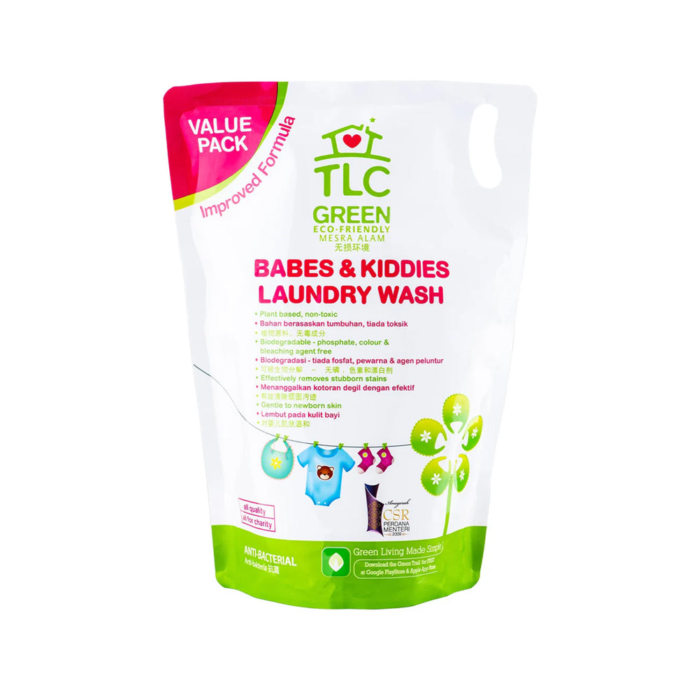 TLC Green Babes & Kiddies Laundry Wash Refill 1.8L