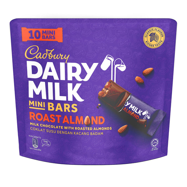 Cadbury Dairy Milk Mini Bars Roast Almond 125g (highest price)
