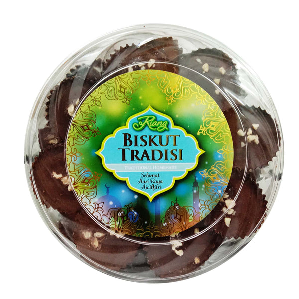 Riang Biskut Coklat Badam Nib 300g (highest price)