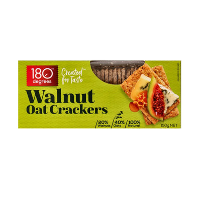 180 Degrees 4 Seed Oat Cracker Walnut 150g