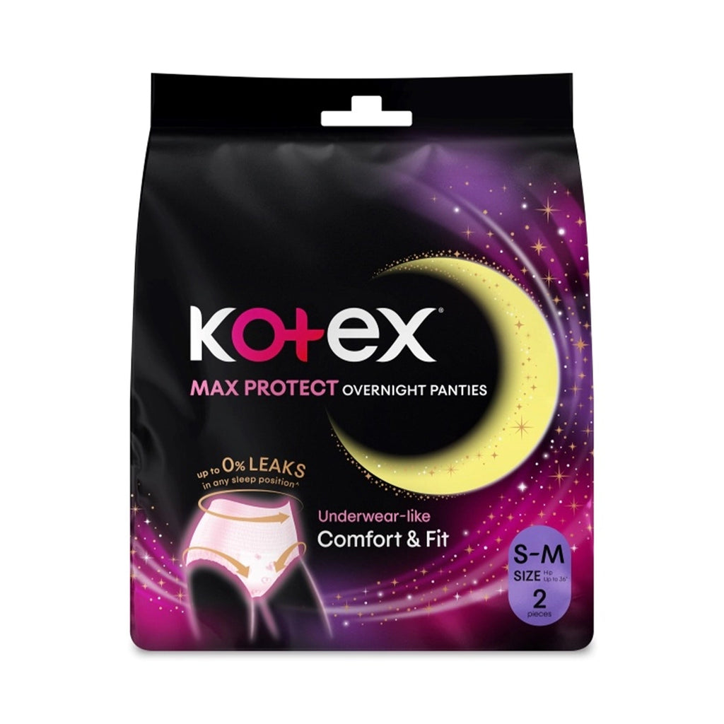 Kotex Overnight Panties Small to Medium Size 2sheets