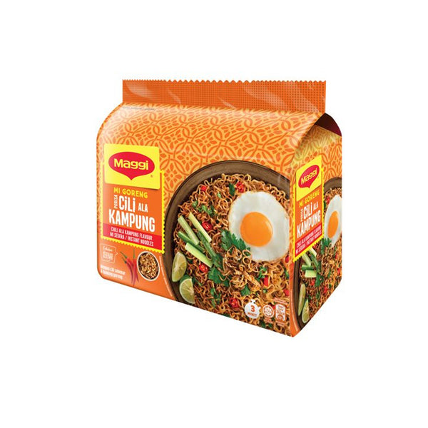 Maggi Mi Goreng Cili Ala Kampung Instant Noodle 78g x 5 (highest price)