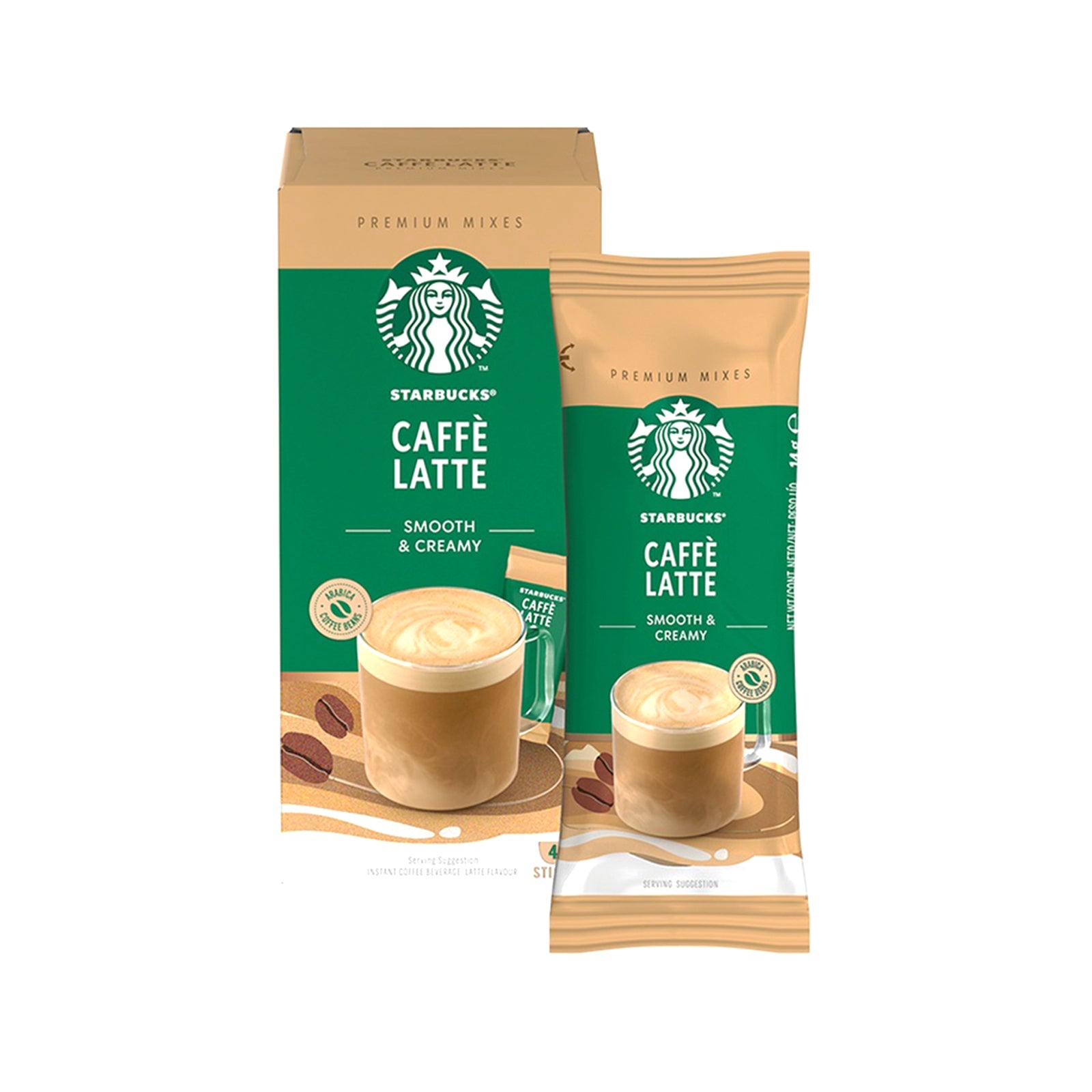 Starbucks Latte Coffee Mix Sticks 18g x 4