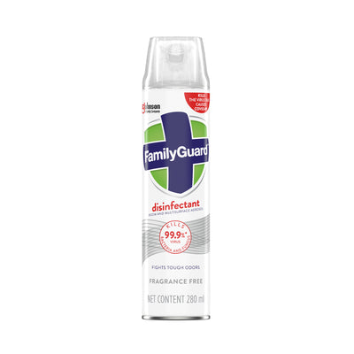 Family Guard Disinfectant Spray Fragrance Free 280ml