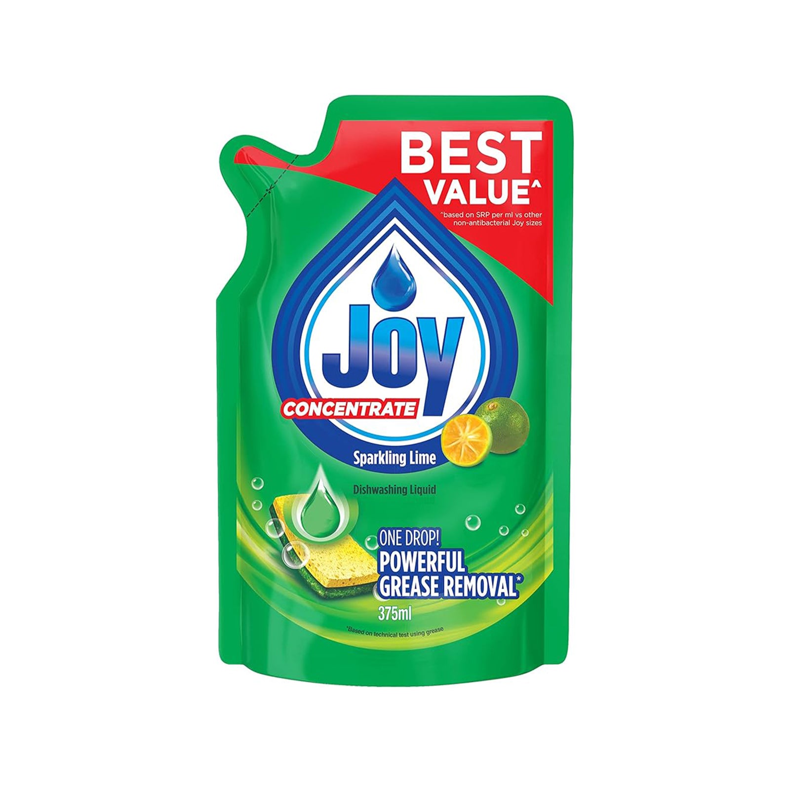 Joy Lime Dishwash Refill 375ml