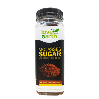 Love Earth Organic Unrefined Molasses Soft Sugar 550g