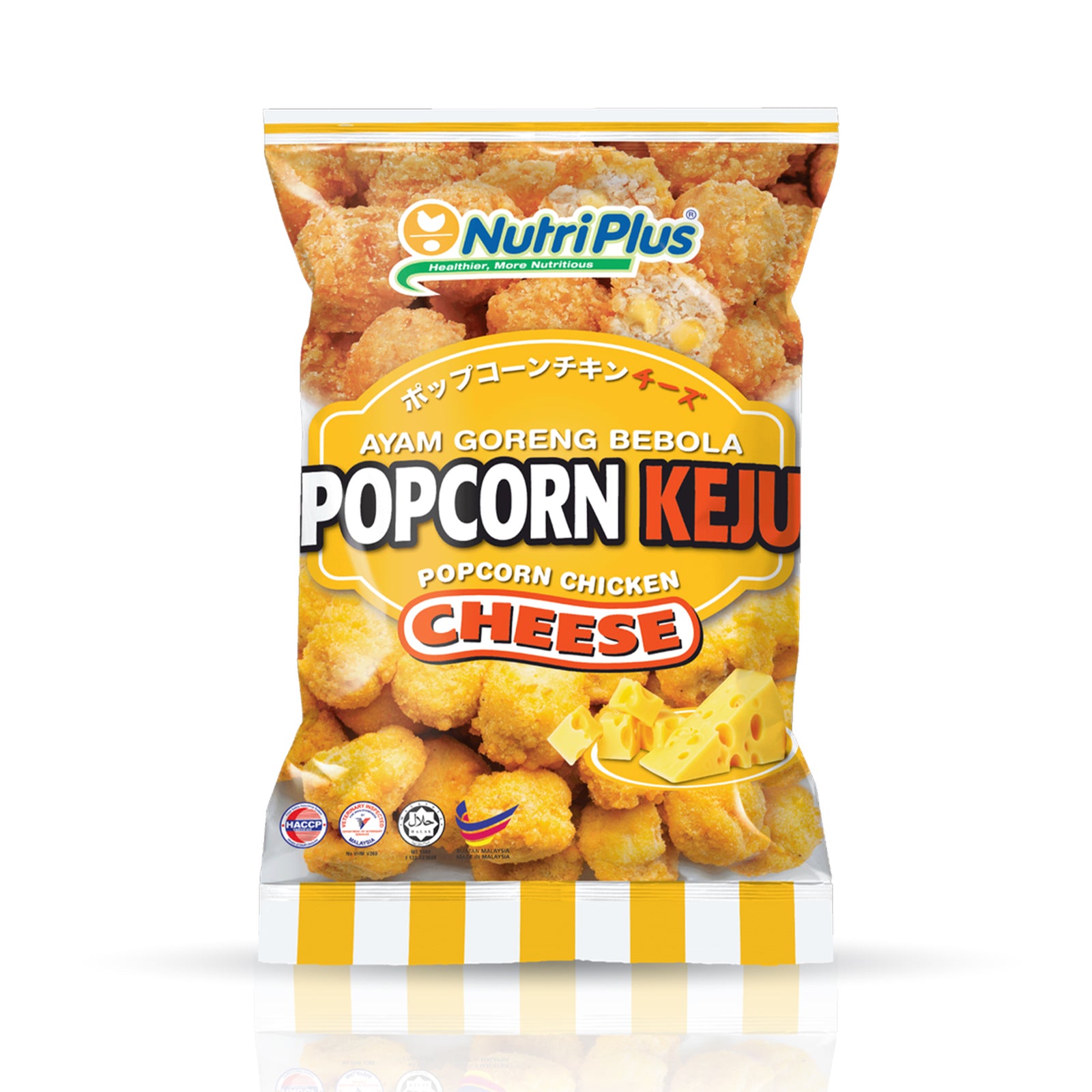Nutriplus Popcorn Chicken Cheese (Ayam Goreng Popcorn Keju) 700g