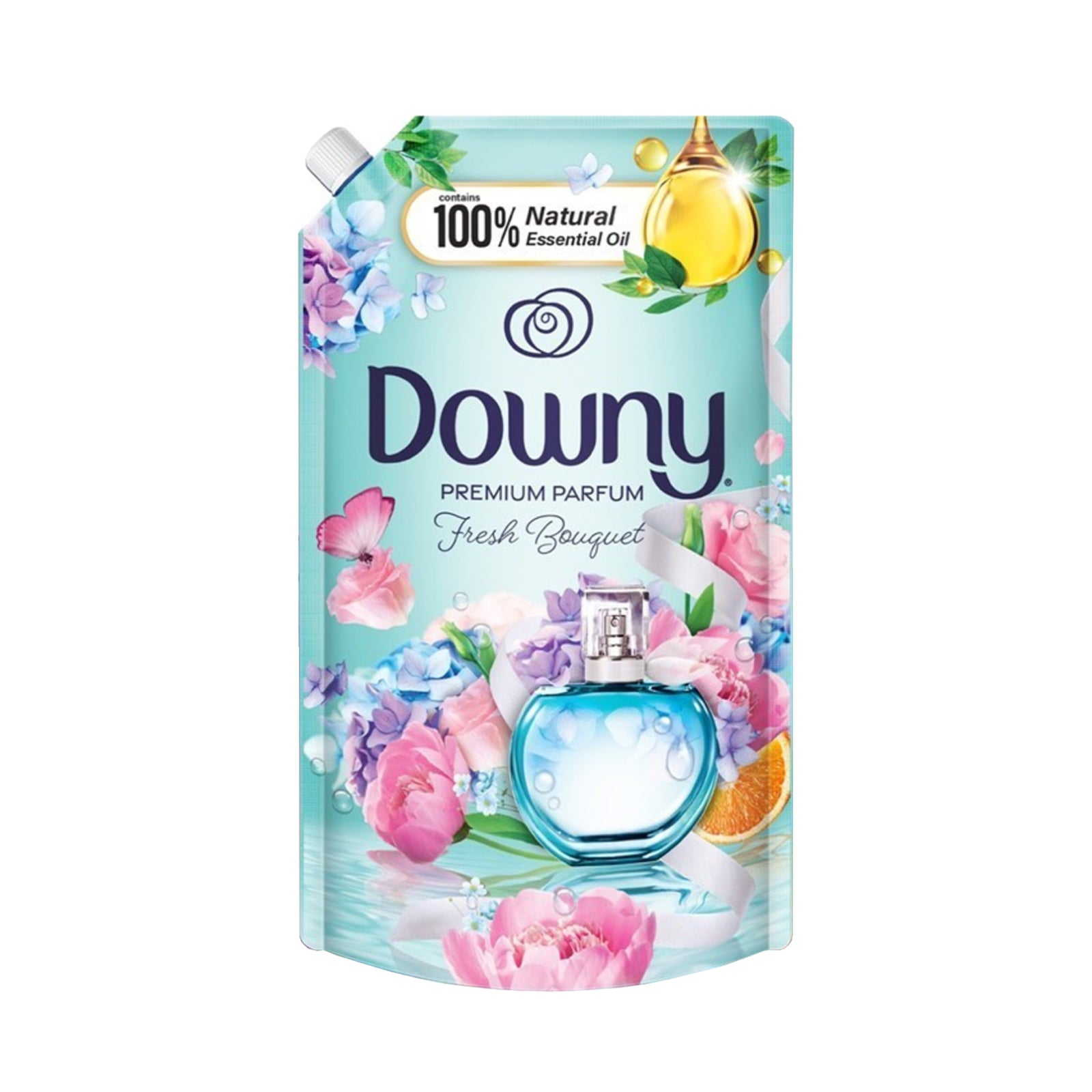Downy Fresh Bouquet Concentrated Fabric Softener Refill 1.35L