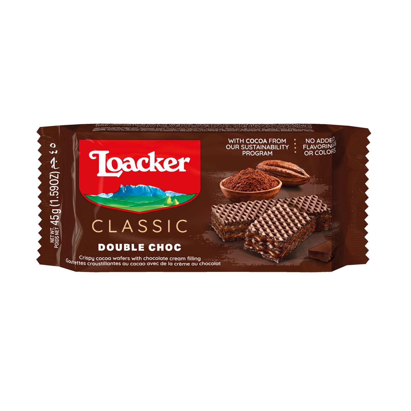 Loacker Double Chocolate 45g